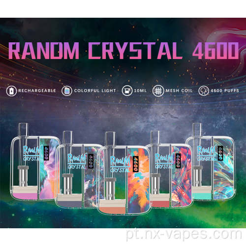 Randm Crystal 4600 Dispositivo VAPE Disponível VAPE atacado